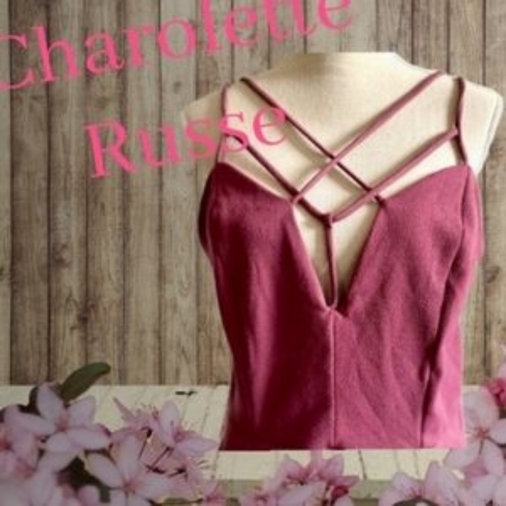Charolette russe jumpsuit mauve sexy plus size 3X